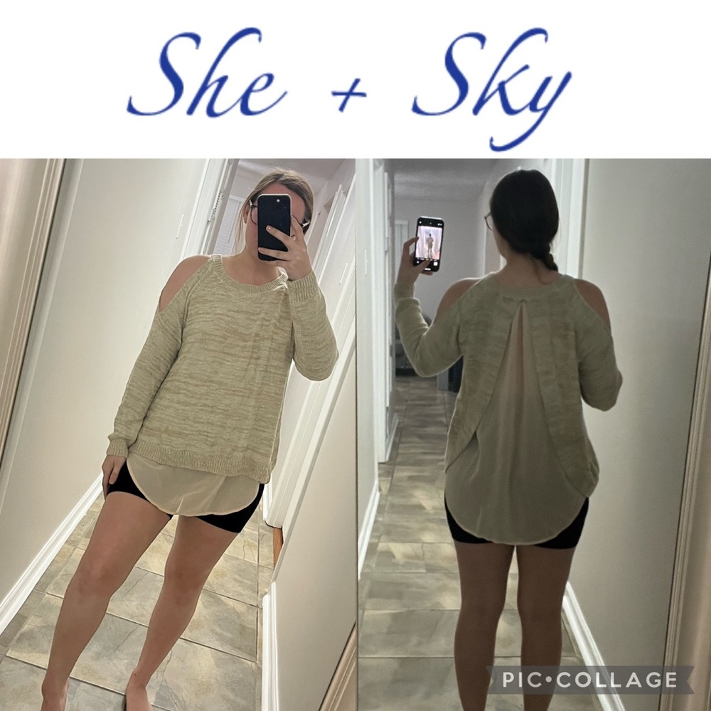 🔥🔥She & sky sweater!
